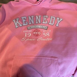 Hoodie pink NASA Space center-Large